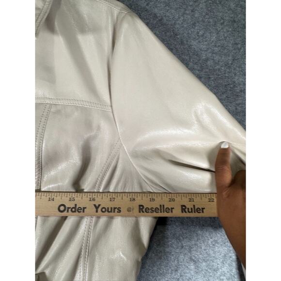 JONATHAN SIMKHAI STANDARD‎ Dress Women XL Karlee Vegan Leather Tie-waist Mini - Picture 5 of 8